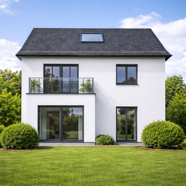 Modernes weißes Haus